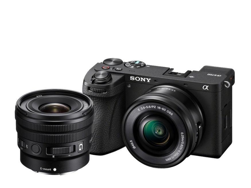 Sony Alpha A6700 + 16-50mm PZ OSS + 10-20mm f/4 PZ G Sony Alpha A6700 + 16-50mm PZ OSS + 10-20mm f/4 PZ G