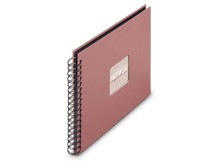 Fotoalbum Hama FINE ART, 50/28x24 - krúžková väzba, terra