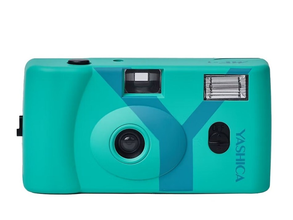 YASHICA MF-1 Snapshot Art Turquoise + film