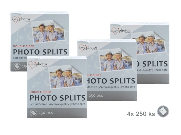 Obojstranná lepiaca páska 4x250ks Obojstranná lepiaca páska 4x250ks