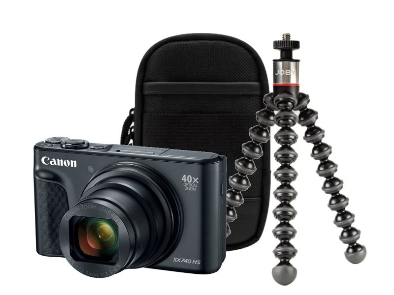 Canon PowerShot SX740 HS Lite Edition Travel Kit čierny Canon PowerShot SX740 HS Lite Edition Travel Kit čierny